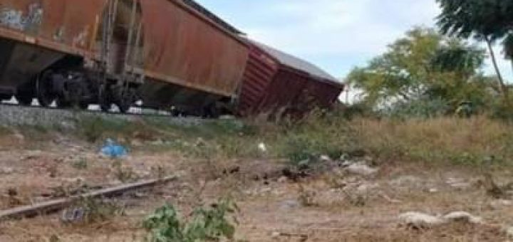 Se descarrilan vagones de tren en Culiacán Olegario Quintero