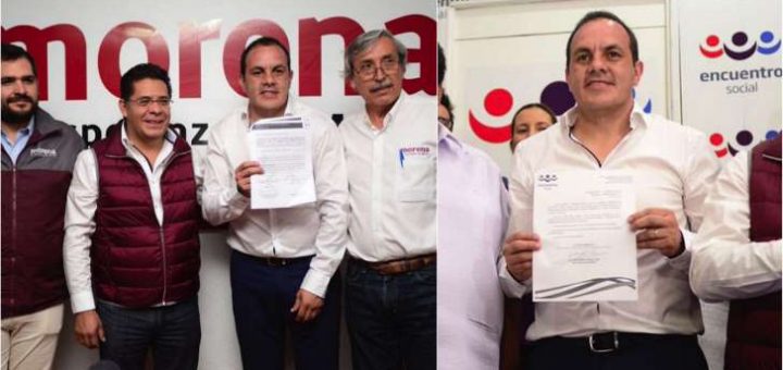 Cuauhtémoc se registra como precandidato a la gubernatura de Morelos