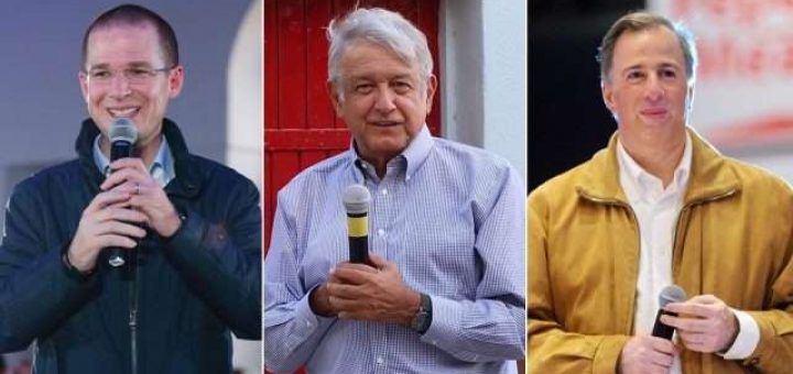 Formalizan candidaturas los tres aspirantes presidenciales