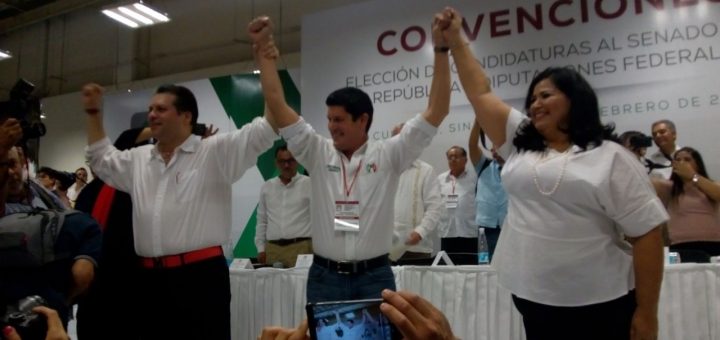 Rosa Elena Millán y Mario Zamora, candidatos oficiales del PRI a la Senaduría de la República