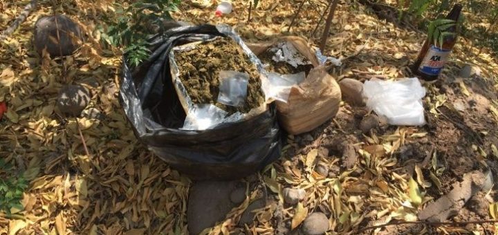 40 Kilogramos de marihuana encontrados en Valle Alto son asegurados