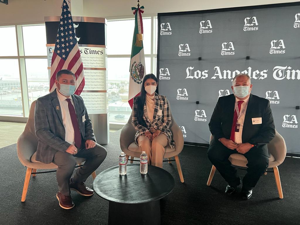 Alcalde de Badiraguato acude a Los Ángeles, California por invitación